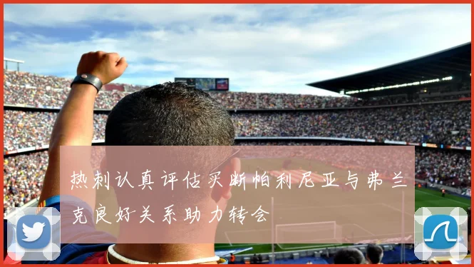 热刺认真评估买断帕利尼亚与弗兰克良好关系助力转会